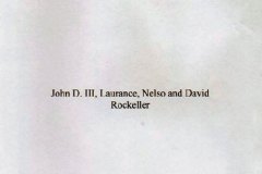 John D. III, Laurance, Nelson and David Rockefeller