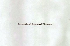 Leonard and Raymond Firestone