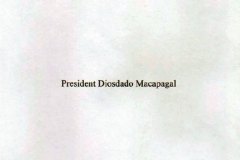 President Diosdado Macapagal