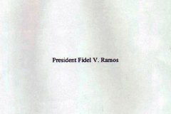 President Fidel V. Ramos