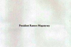 President Ramon Magsaysay